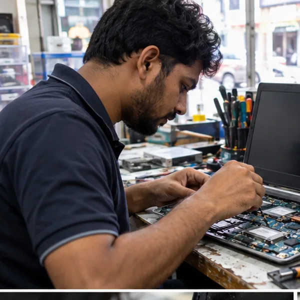 Device repair work from Khardah