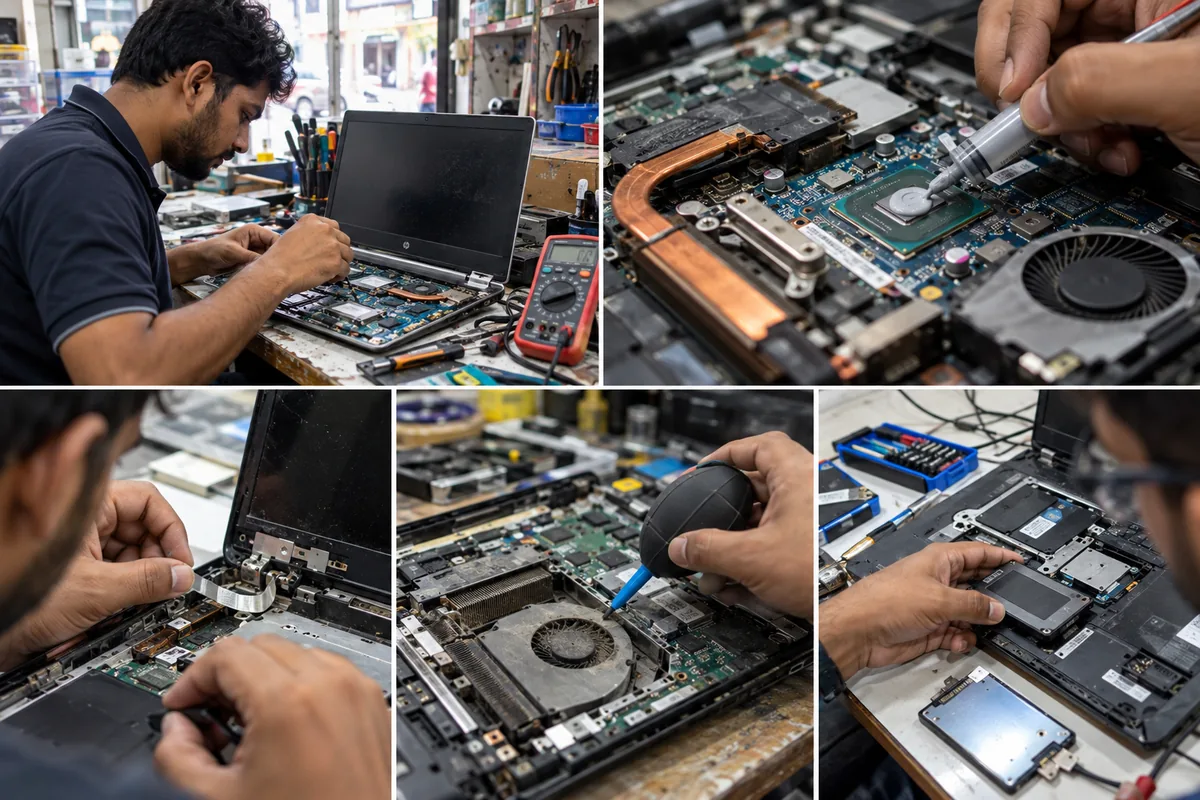Device repair work from Barrackpore